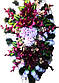 Вінок похоронний з штучних квітів (Маршал), розміри 200*90см, доставка по Україні., фото 2