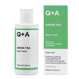 Tонер для обличчя з зеленим чаєм Q+A Green Tea Daily Toner 100 мл