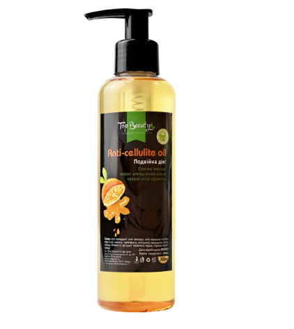 Масло массажное антицеллюлитное 200 мл. Чили и апельсин, фото 1