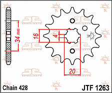 Зірка JT JTF1263.15