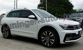 Дефлектори вікон (вітровики) Volkswagen Tiguan 2016- (Hic)