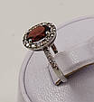 Каблучка срібна з гранатом 1028-гр, фото 5