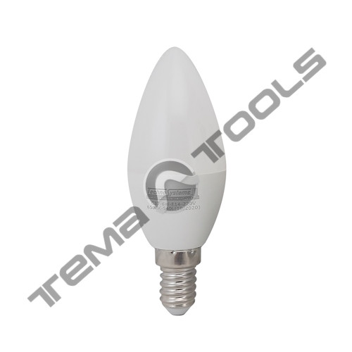 Світлодіодна лампа LED Bulb-C37-6W-E14-220V-6500K-540L ICCD (свічка)