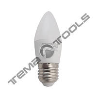 Лампа светодиодная LED Bulb-C37-6W-E27-220V-6500K-540L ICCD (свечка)