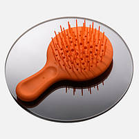 Гребінець для волосся помаранчевий Janeke Superbrush Mini 10SP220 ОFL, фото 4