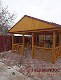Альтанка 4,5х5,0м від виробника Thermowood Production, фото 2