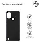 Чохол-накладка Armorstandart Matte Slim Fit для Nokia C21 Plus Black (ARM62194), фото 2