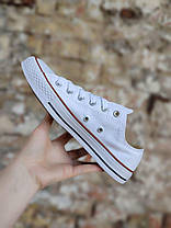 Converse Chuck Taylor All Star White кеди конверси низькі літні, фото 4