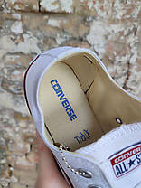 Converse Chuck Taylor All Star White кеди конверси низькі літні, фото 6