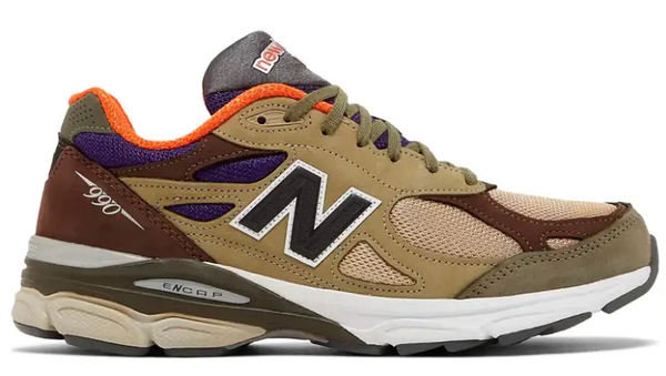 New balance 990 tan best sale