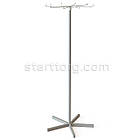 Стійка обертова TWIG-13 розбірна Н1300 D470/540. Торгова стійка – вертушка. Торгове обладнання рейл для ременів у магазин, фото 2