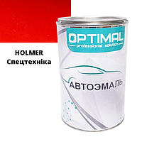 Акриловая краска красная ОPTIMAL Holmer 26980 Спецтехника 0,8л