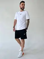Чоловічий літній базовий костюм Nike футболка + шорти, S-XXL розміри, фото 2