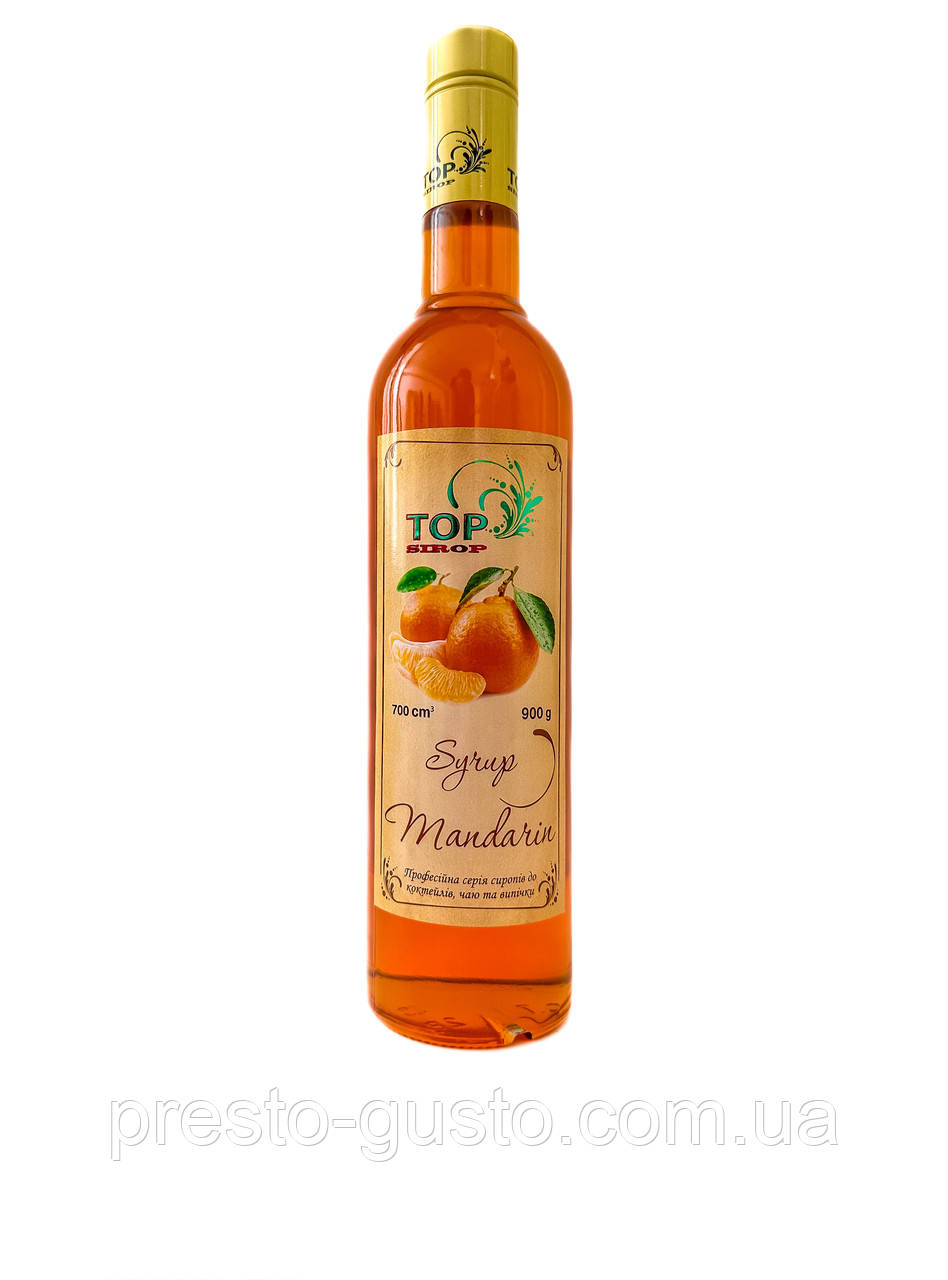 Сироп "Мандарин" 0,9л ТМ "TOP Sirop"