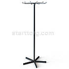 Стійка обертова TWIG-13 розбірна Н1300 D470/540. Торгова стійка – вертушка. Торгове обладнання рейл для ременів у магазин, фото 4