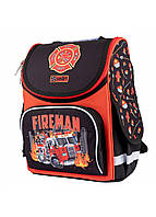 Рюкзак школьный каркасный Smart PG-11 Fireman (559015)