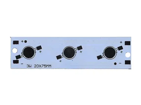 Друкована плата LED 3, 20х75 мм. Світлодіодна друкована плата., фото 1