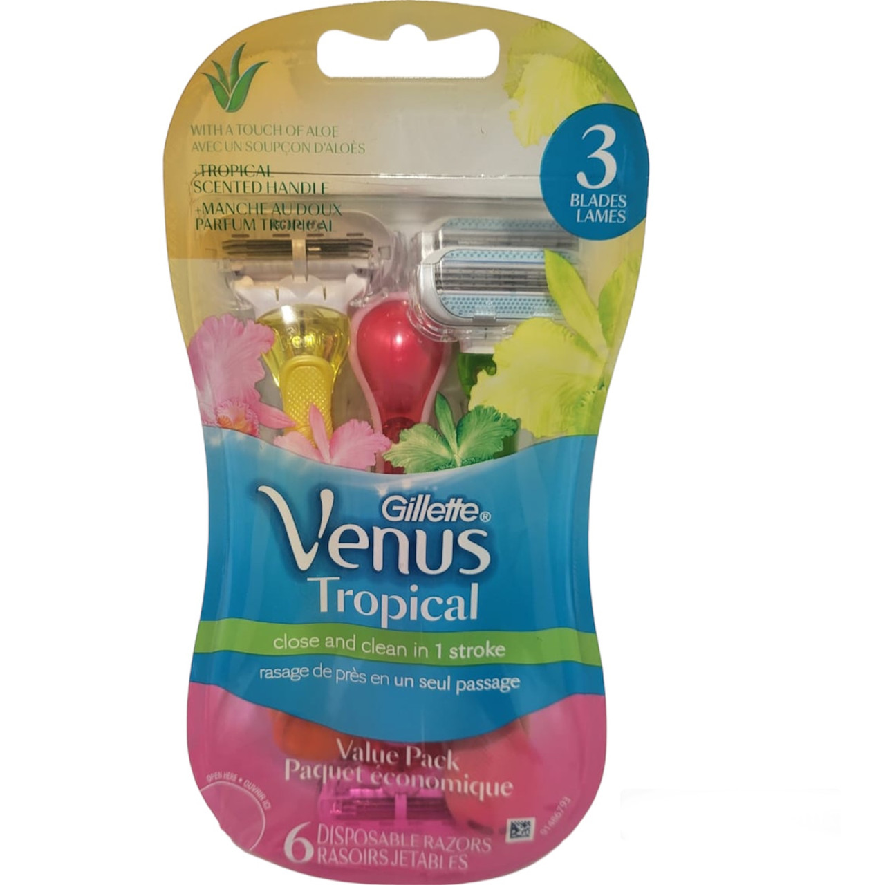 Gillette Venus Tropical одноразові верстати (6 шт.) USA, фото 1