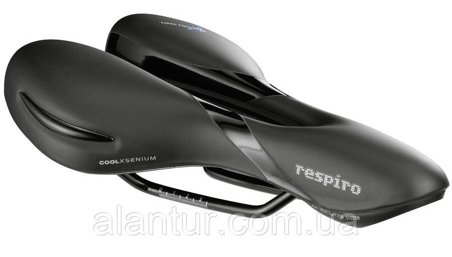 Седло Selle Royal Respiro Soft Athletic unisex з гелем, 100% водонепроникне, для спорт-їзди, фото 1