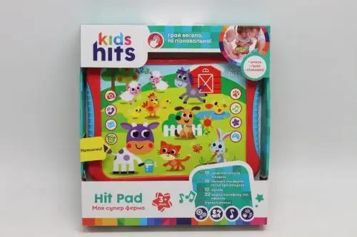 Інтерактивна іграшка планшет "Моя супер ферма" Kids hits