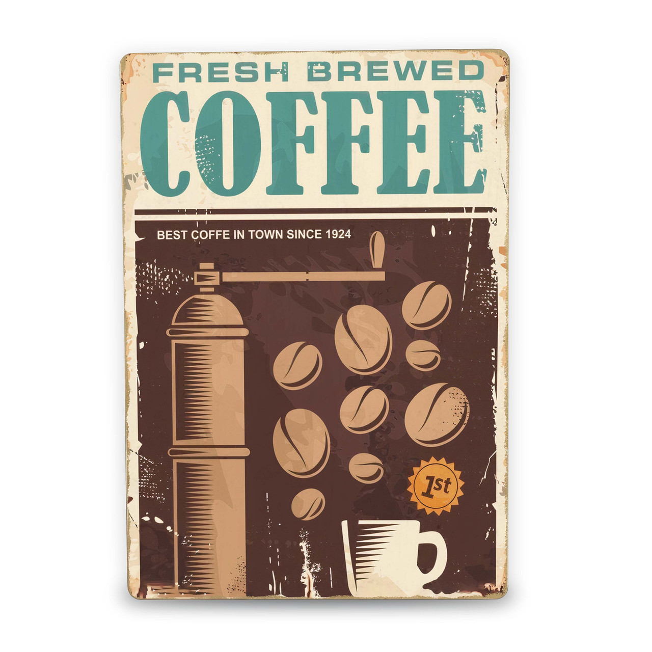 Дерев'яний Постер Coffee, фото 1