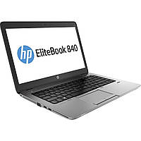 Б/У, ноутбук, HP EliteBook 840g1, Intel Core I5 4 gen, ОЗУ 4 ГБ, SSD 120 ГБ