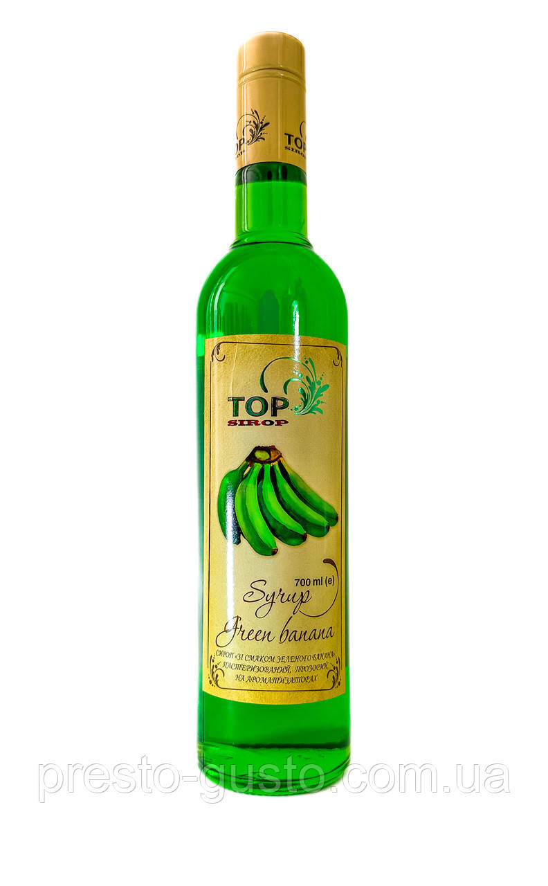Сироп "Зелений банан" 0,9л ТМ "TOP Sirop"