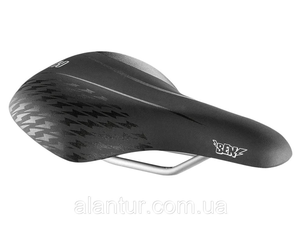 Сідло Selle Royal Junior BEN, для 16" -24", Foam Matrix, оббивка Soft Touch, 230х151мм, 313г, чоловіче, чорне, фото 1