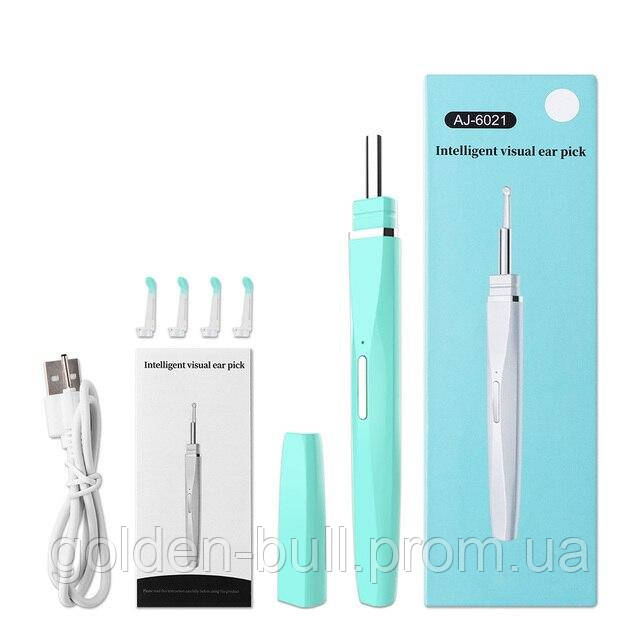 Інструмент для видалення вушної сірки Salorie з отоскопом 30X, фото 1