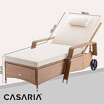 Шезлонг Casaria 995629, фото 3
