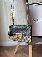 Сумка Gucci mini black чорна жіноча