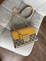 Сумка Gucci mini yellow жовта жіноча