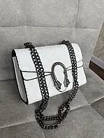 Gucci White жіноча біла шкіряна