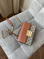 Сумка Gucci mini brown жіноча коричнева жіноча