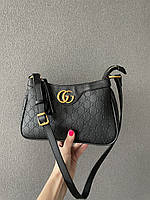 Сумка Gucci жіноча чорна шкіряна
