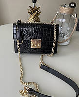 Сумка Gucci mini black жіноча чорна