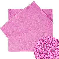 Полотенце махровое 100×150 сауна, розовое, пл. 400