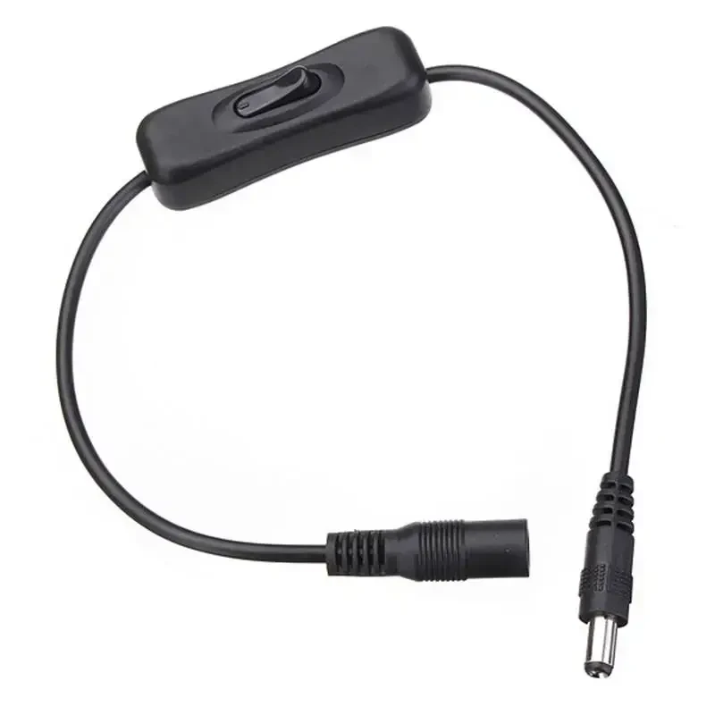 Кнопка з роз'ємом 5.5x2.1mm. Вимикач для освітлення акваріума.