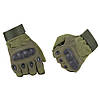 Тактичні рукавички із закритими пальцями + Подарунок Балаклава бафф для ЗСУ, фото 3
