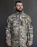 Тактическая куртка демисезонная Soft shell мультикам Куртка военная MILIGUS «Patriot» камуфляжная