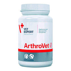 VetExpert ArthroVet-Для відновлення, підтримки функцій суглобів та хрящової тканини, для собак та котів 60 таб