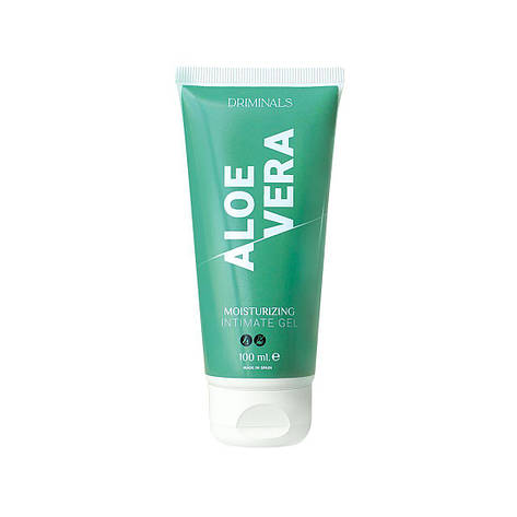 Зволожувальний гель-лубрикант на водній основі Driminals Aloe Vera, 100 мл, екстракт алое | Limon, фото 1