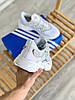 Жіночі та чоловічі кросівки Adidas Ozweego взуття Адідас Озвиго бежеві сітка весна - літо, фото 9