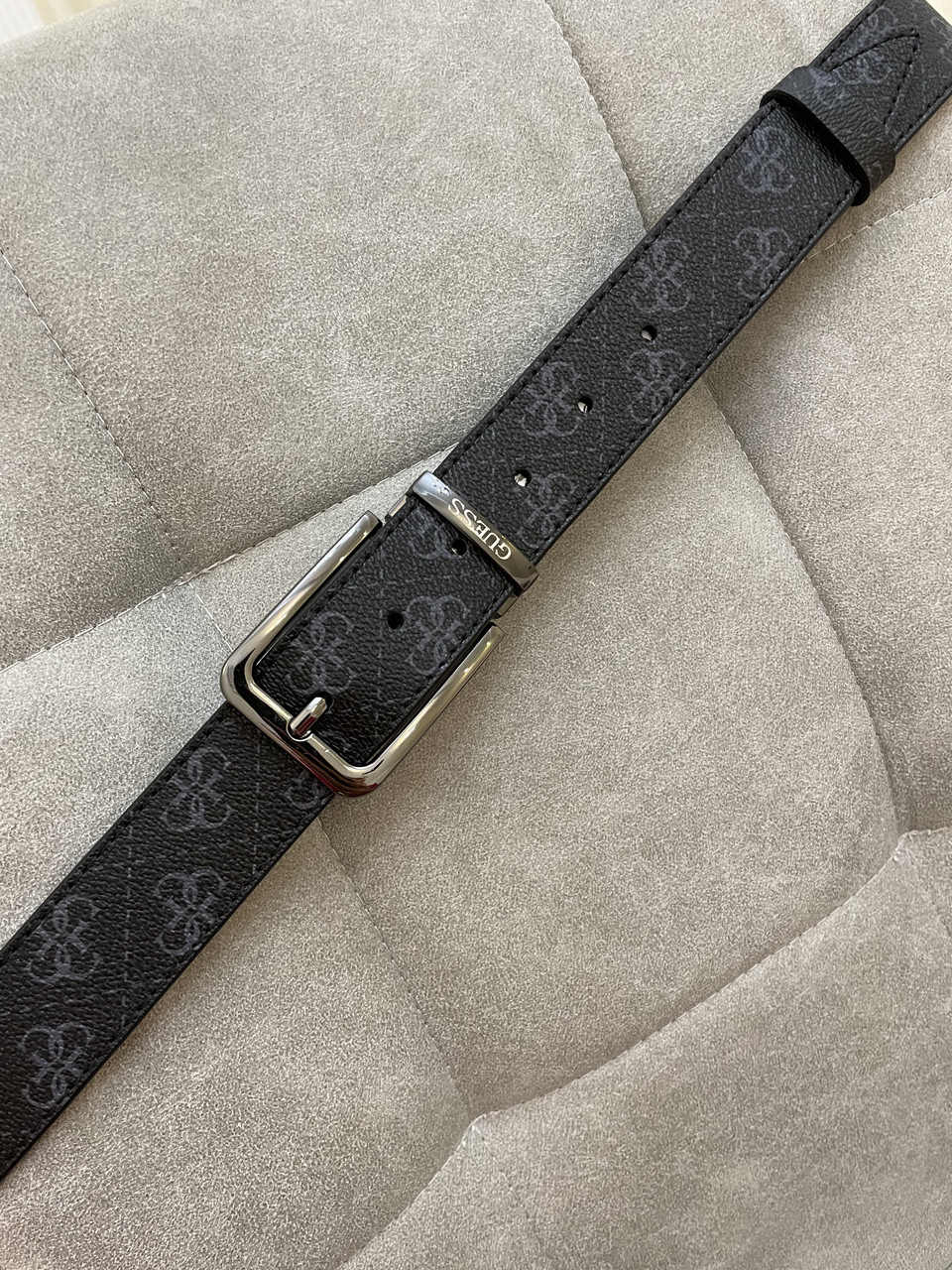 Ремінь Guess жіночий із натуральної шкіри коричневий