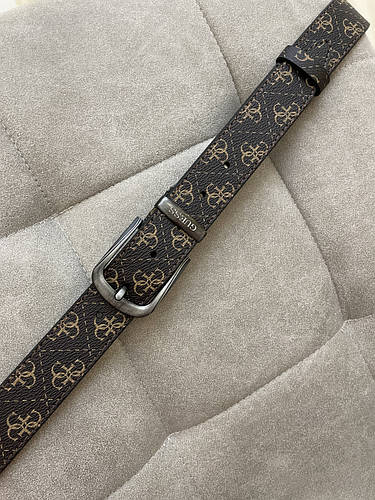 Ремень Guess женский коричневый из натуральной кожи (ID#1865522569 ...