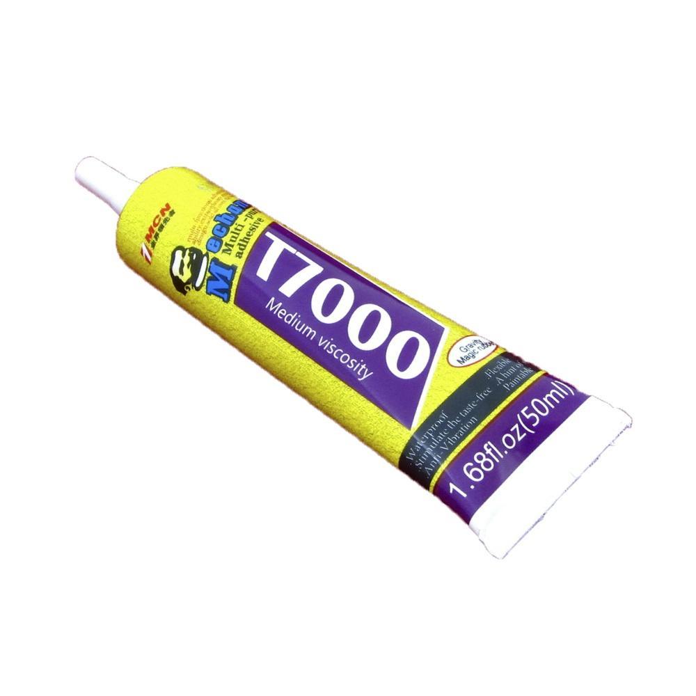 TU TU Клей силиконовый Mechanic T7000, черный, 50ml, в тюбике с дозатором