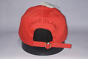 Бейсболка чоловіча Stone Island 23-1907 червона, фото 4