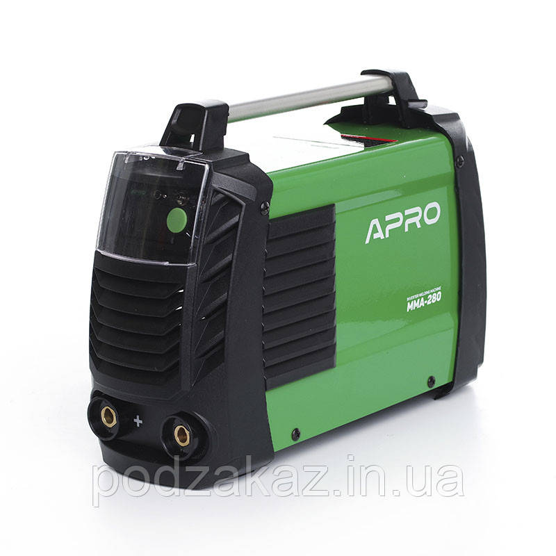 Зварювальний апарат інверторний APRO MMA-280 ялин.5 мм + набір кабелів HLZ