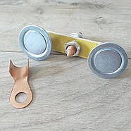 Клемма магнітна зварювальна з двома магнітами Неодимовий магніт Магніт для зварювання (KG-9009), фото 5