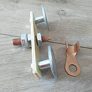 Клемма магнітна зварювальна з двома магнітами Неодимовий магніт Магніт для зварювання (KG-9009), фото 7